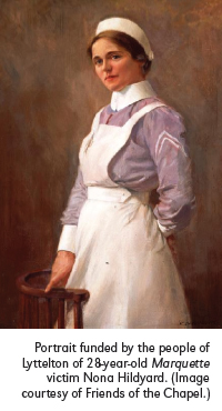 Portrait funded by the people of Lyttelton